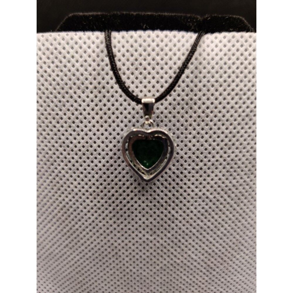 Green Rhinestone Pendant - Picture 4 of 4